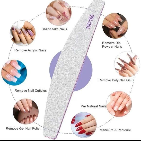 Gray Professional Nail File - Picture 2 of 2